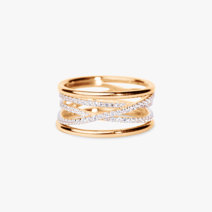 Stella Triple Listring Ring