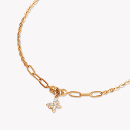 Kamari Butterfly Charm Bracelet