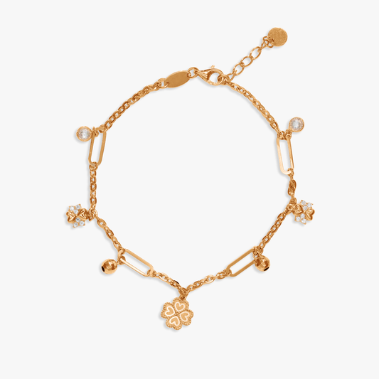 Althea Flower Charm Bracelet