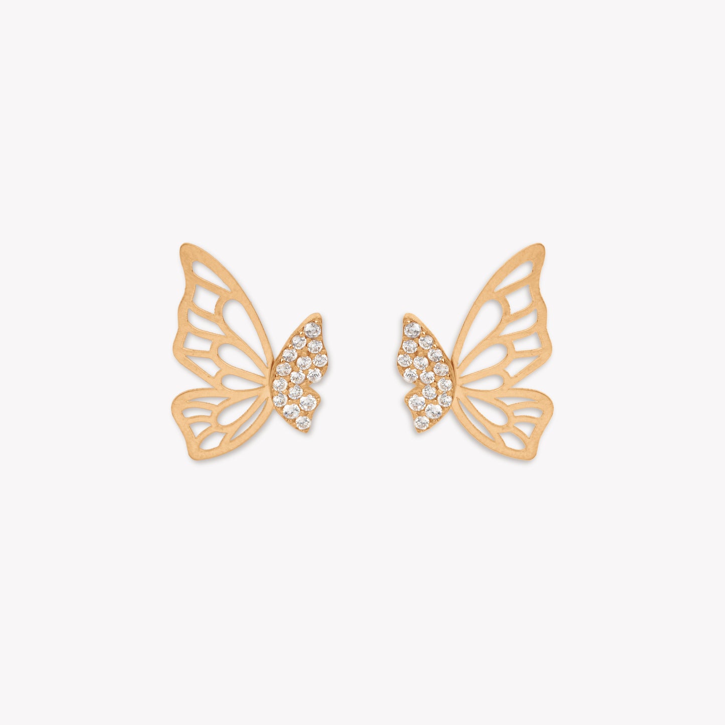 Leora Butterfly Wings Stud Earring