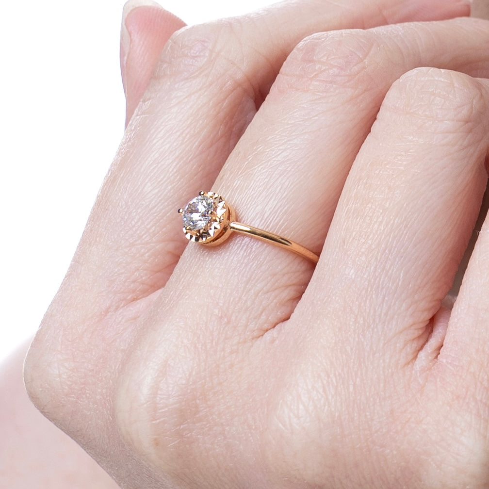 Melia Solitaire Ring
