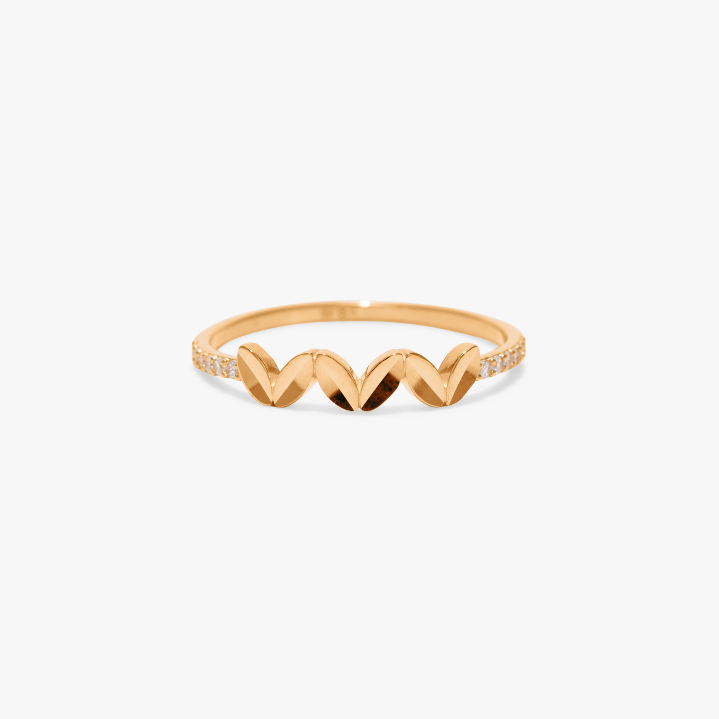 Ester Heart Leaf Ring