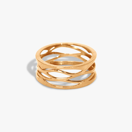 Gabriel Bold Hollow Ring