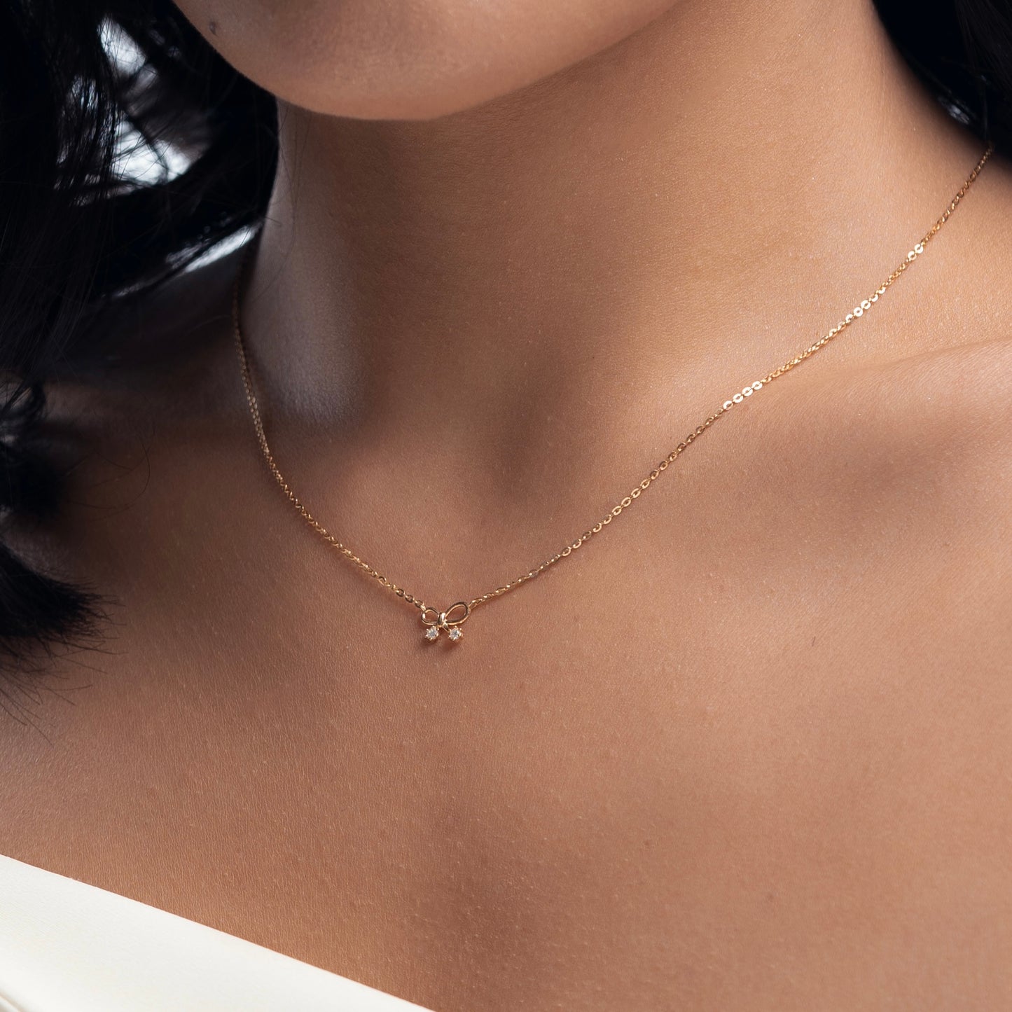 Tarly Mini Bow Necklace