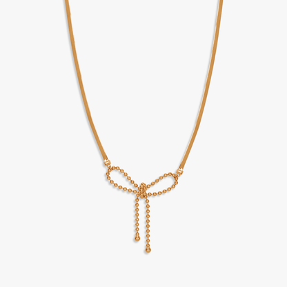 Carmen Pepper Bow Necklace