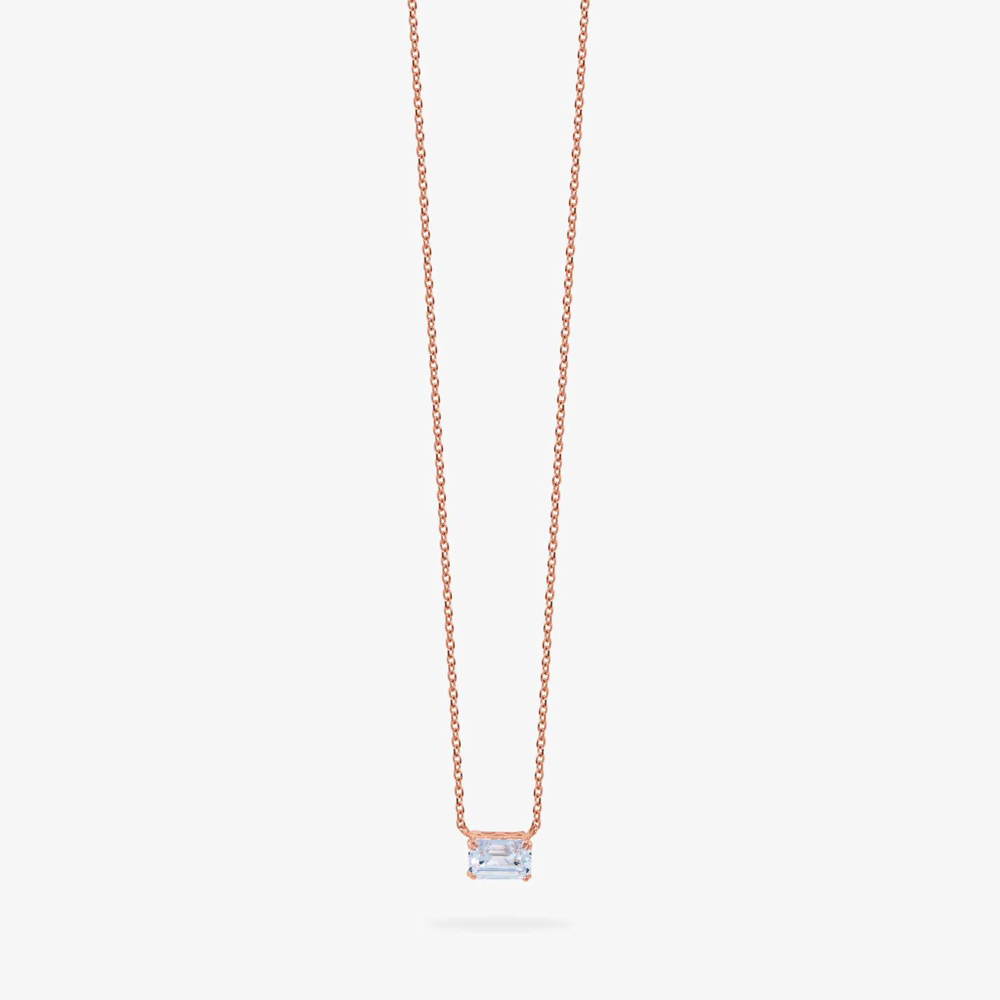 Letizia Emerald Cut Necklace