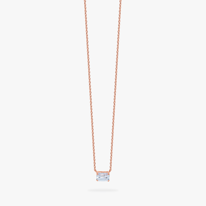 Letizia Emerald Cut Necklace