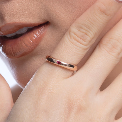 Lena Mini Heart Ring