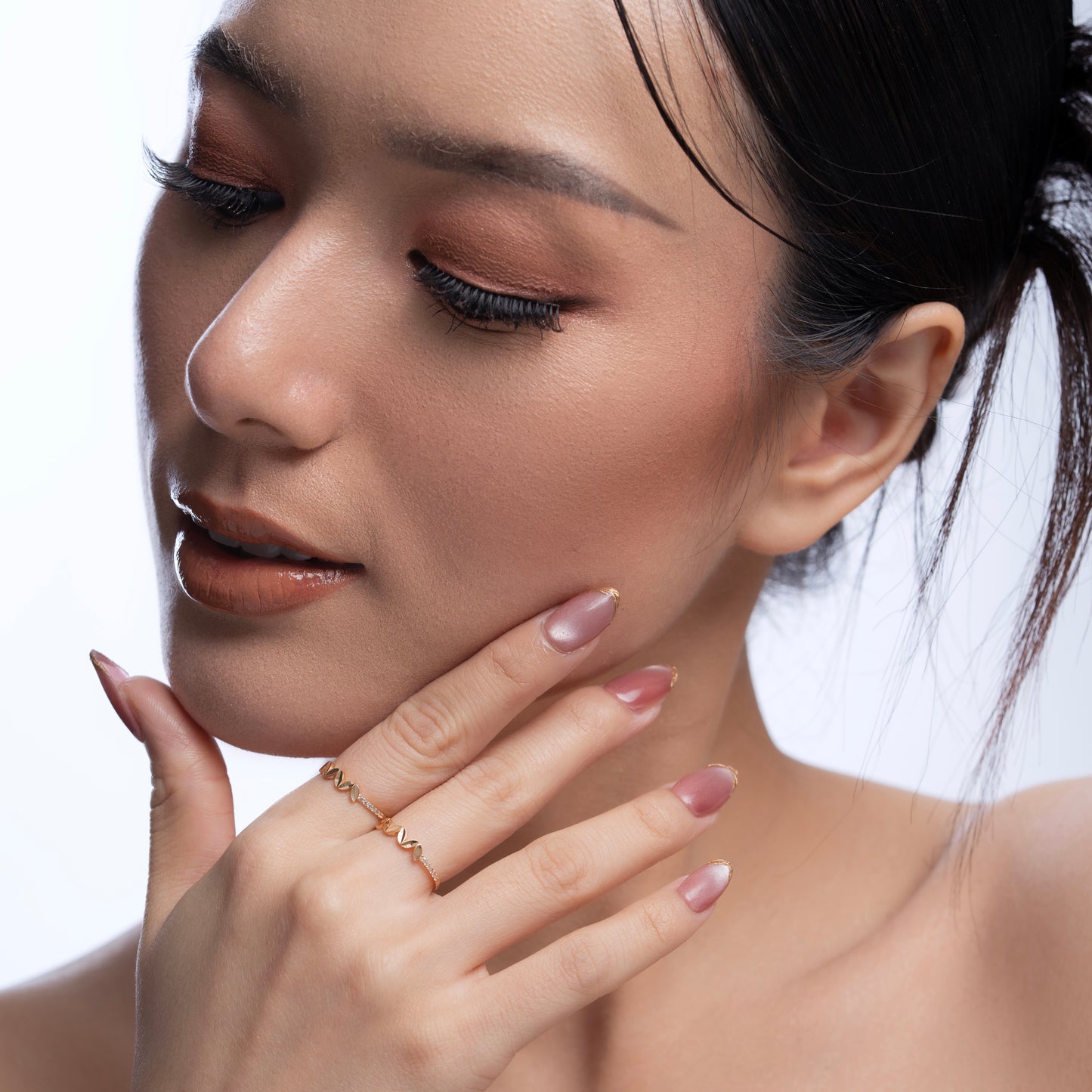 Ester Heart Leaf Ring