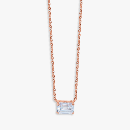 Letizia Emerald Cut Necklace