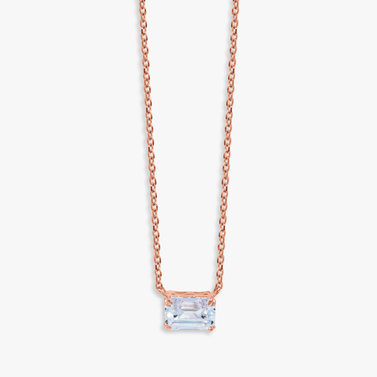 Letizia Emerald Cut Necklace
