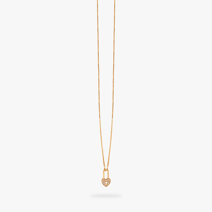 Colin Heart Lock Necklace