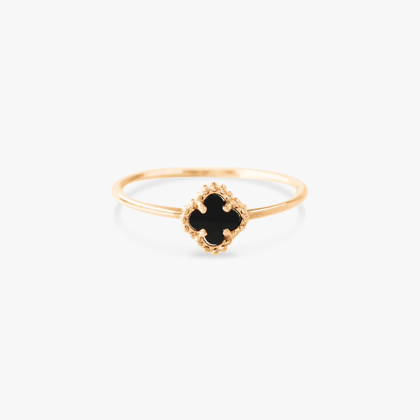 Mavelyn Black Clover Ring