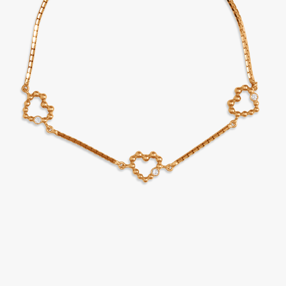 Carla Pepper Heart Bracelet