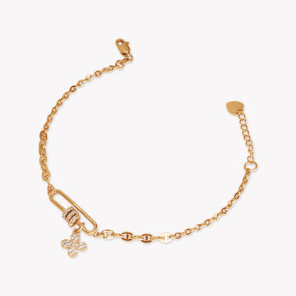 Jocelyn Clover Clip Bracelet