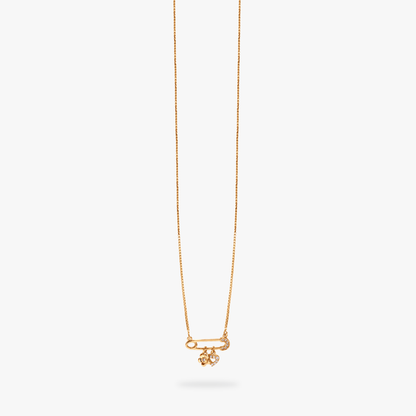 Devine Heart Pin Necklace