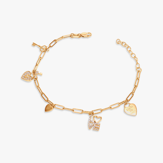 Viona Paper Clip Bracelet