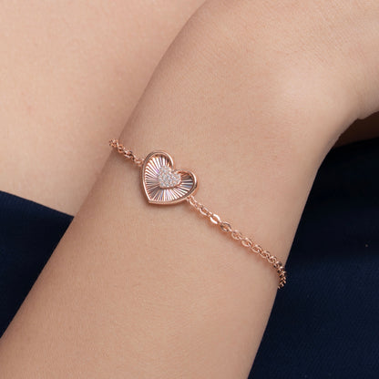 Amelia Heart in Heart Bracelet