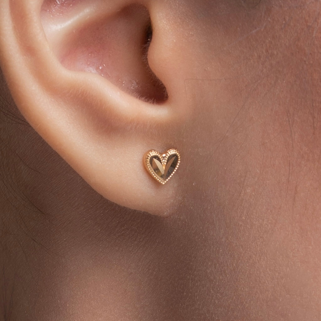 Valoise Heart Stud Earring
