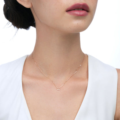 Fleurette Butterfly Necklace