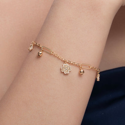 Althea Flower Charm Bracelet