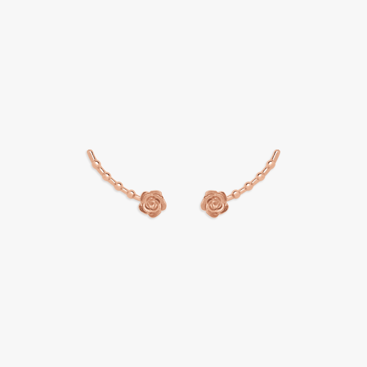 Lavien Roses Gold Ear Climber