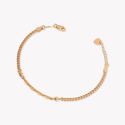 Clare Wavy Bar Bracelet