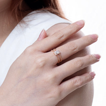 Gresya Layer Beads Ring