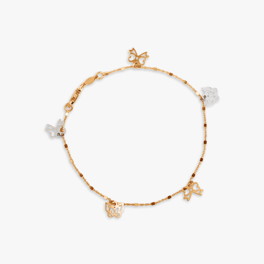 Liana Butterfly Bow Charm Bracelet