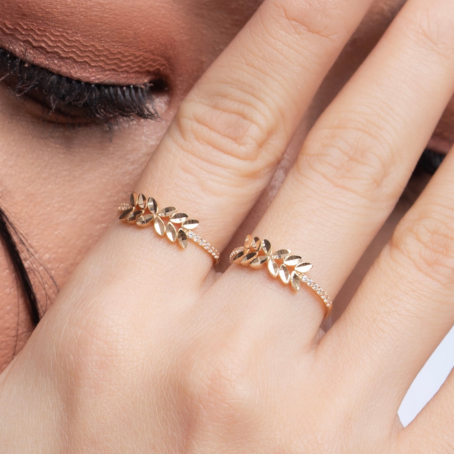 Mindy Leaf Ring