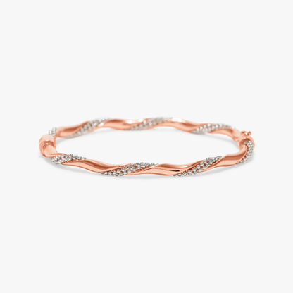 Adelaide Twist Beads Bangle
