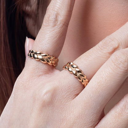 Camille Leaf Ring