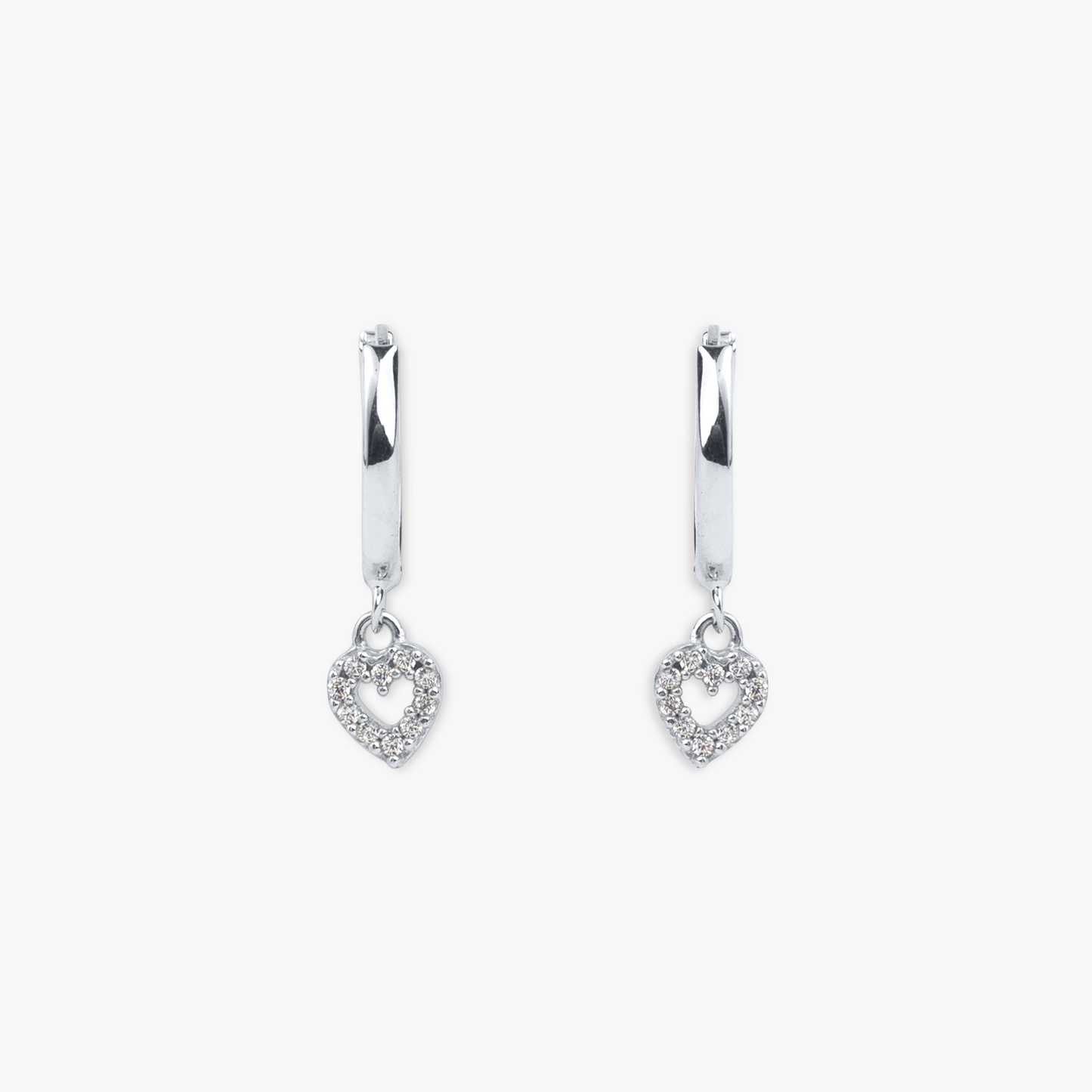 Siofra Heart Hoop Earring