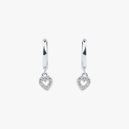 Siofra Heart Hoop Earring