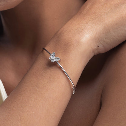 Emira Butterfly Bangle
