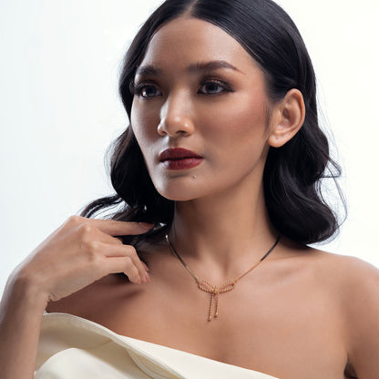 Carmen Pepper Bow Necklace