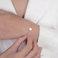 Eloise Single White Clover Bracelet