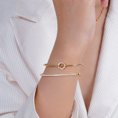 Meilian Ribbon Bangle