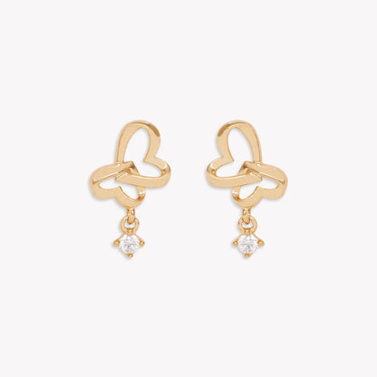 Blanca Butterfly Stud Earring