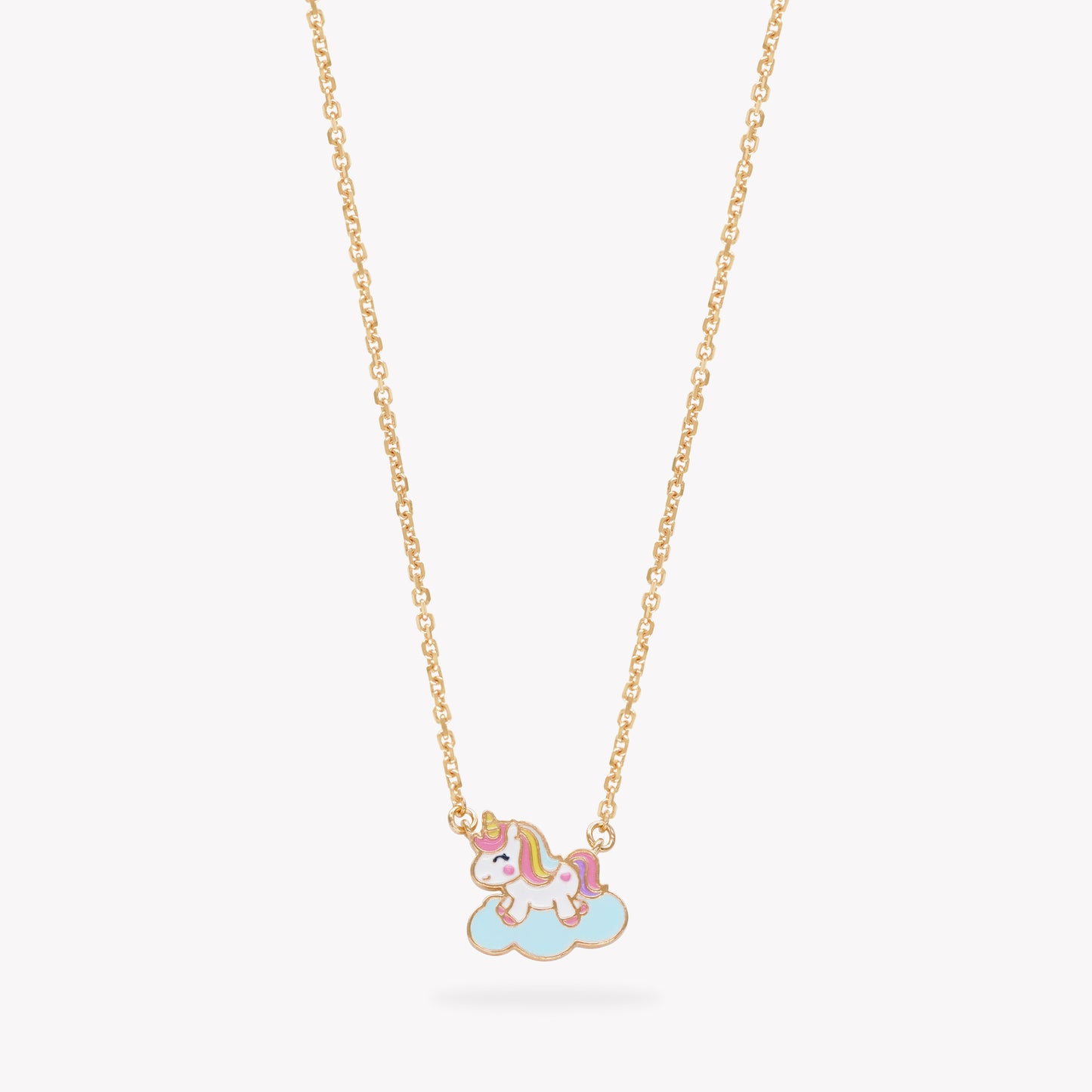 Unicorn on Cloud Kids Necklace