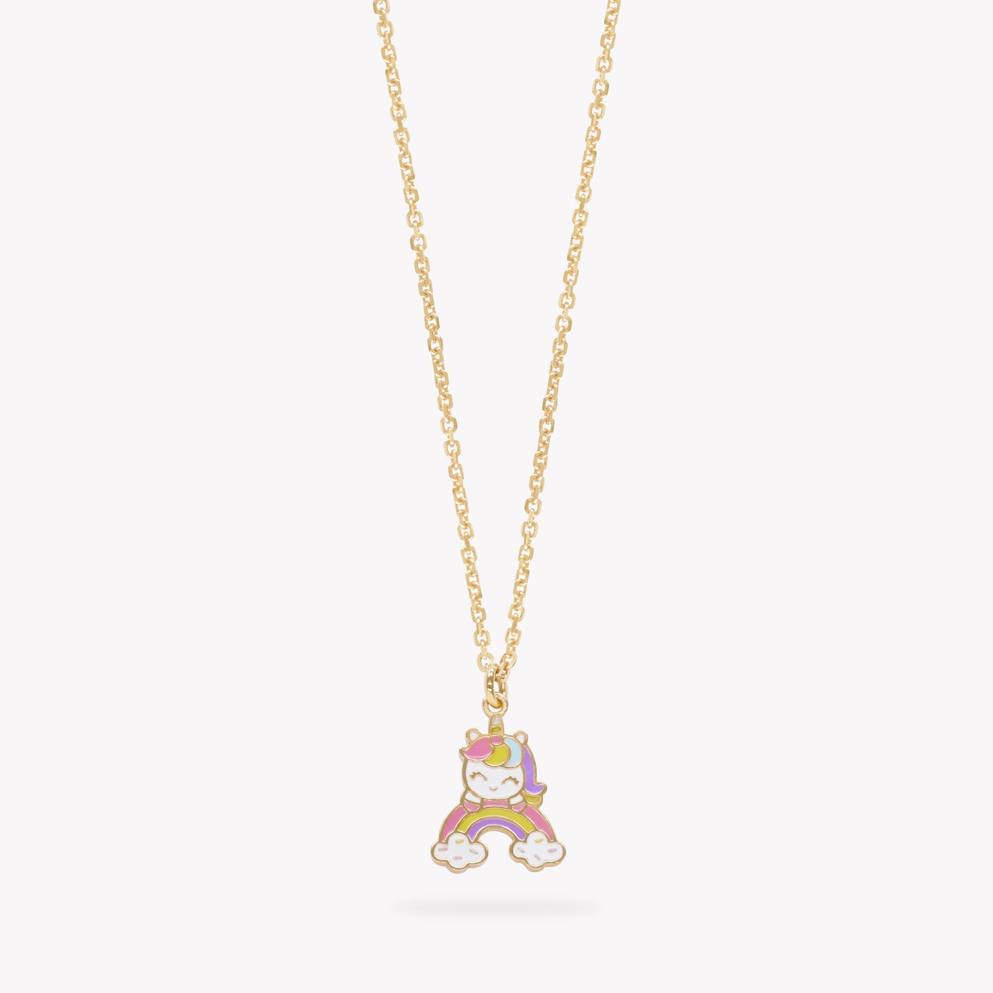Unicorn on Rainbow Kids Necklace