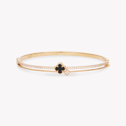 Zhavira Black Clover Bangle