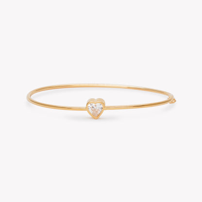 Gracie Classic Heart Bangle