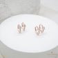Classic Eternity Stone Hoop Earring