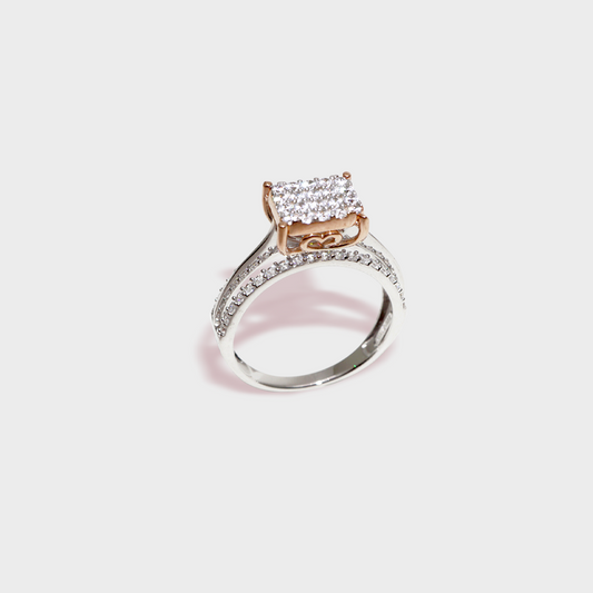 Elodie Rectangle Crown Ring