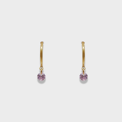 Purple Candy Kids Earring