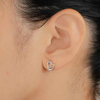 Tissa Heart Stud Earring